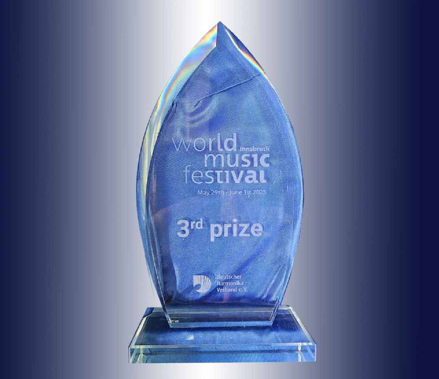 3. Platz für das Konzertorchester beim World Music Festival